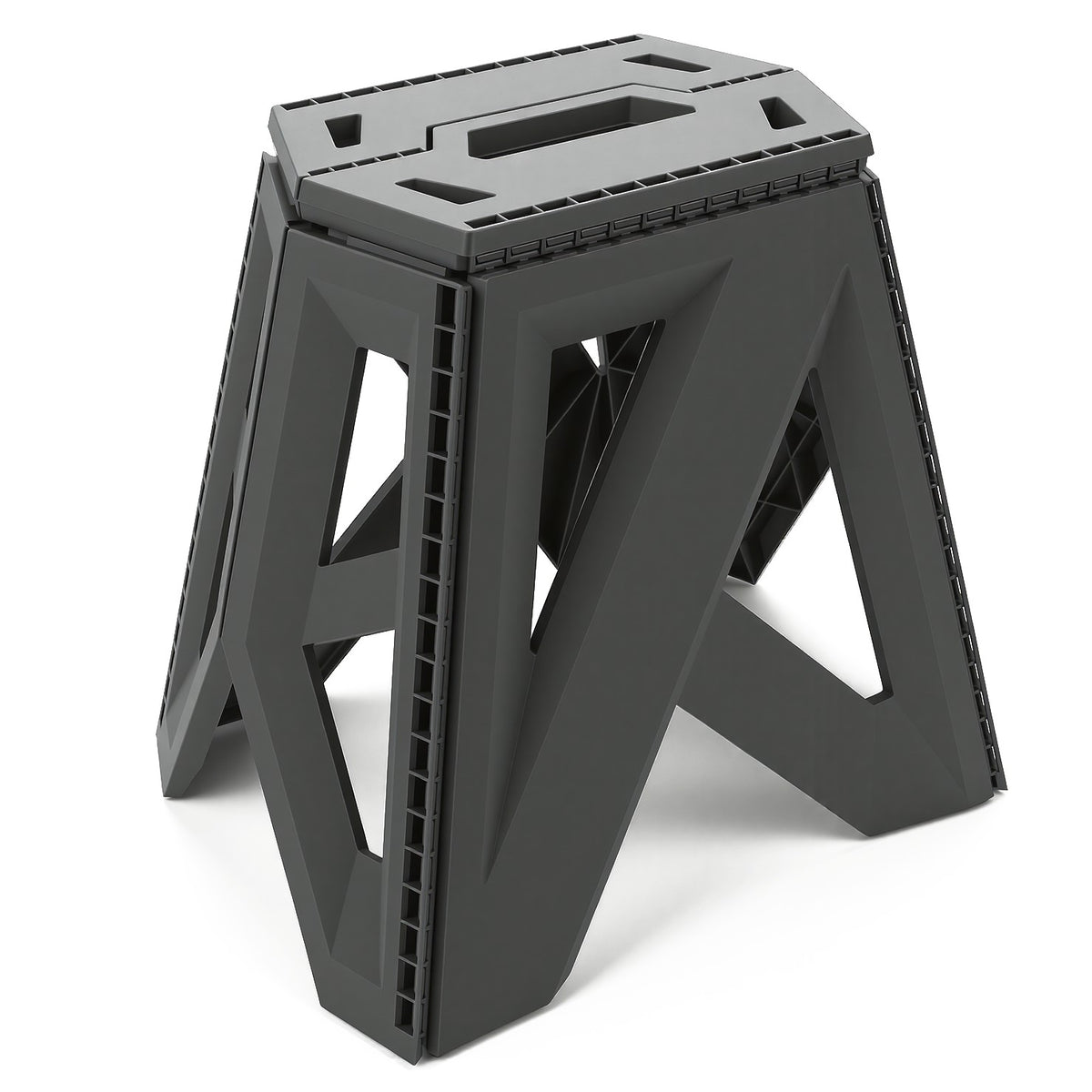 Folding Stool 29*22*39 Grey