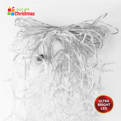 480 LED Brilliant Ice White Icicle Lights