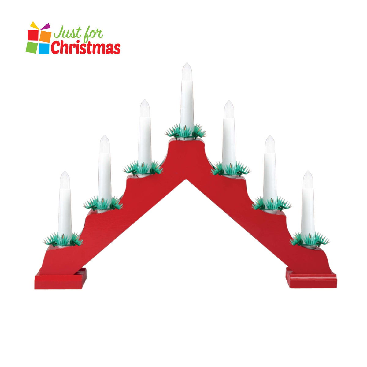 Wooden LED Candle Bridge