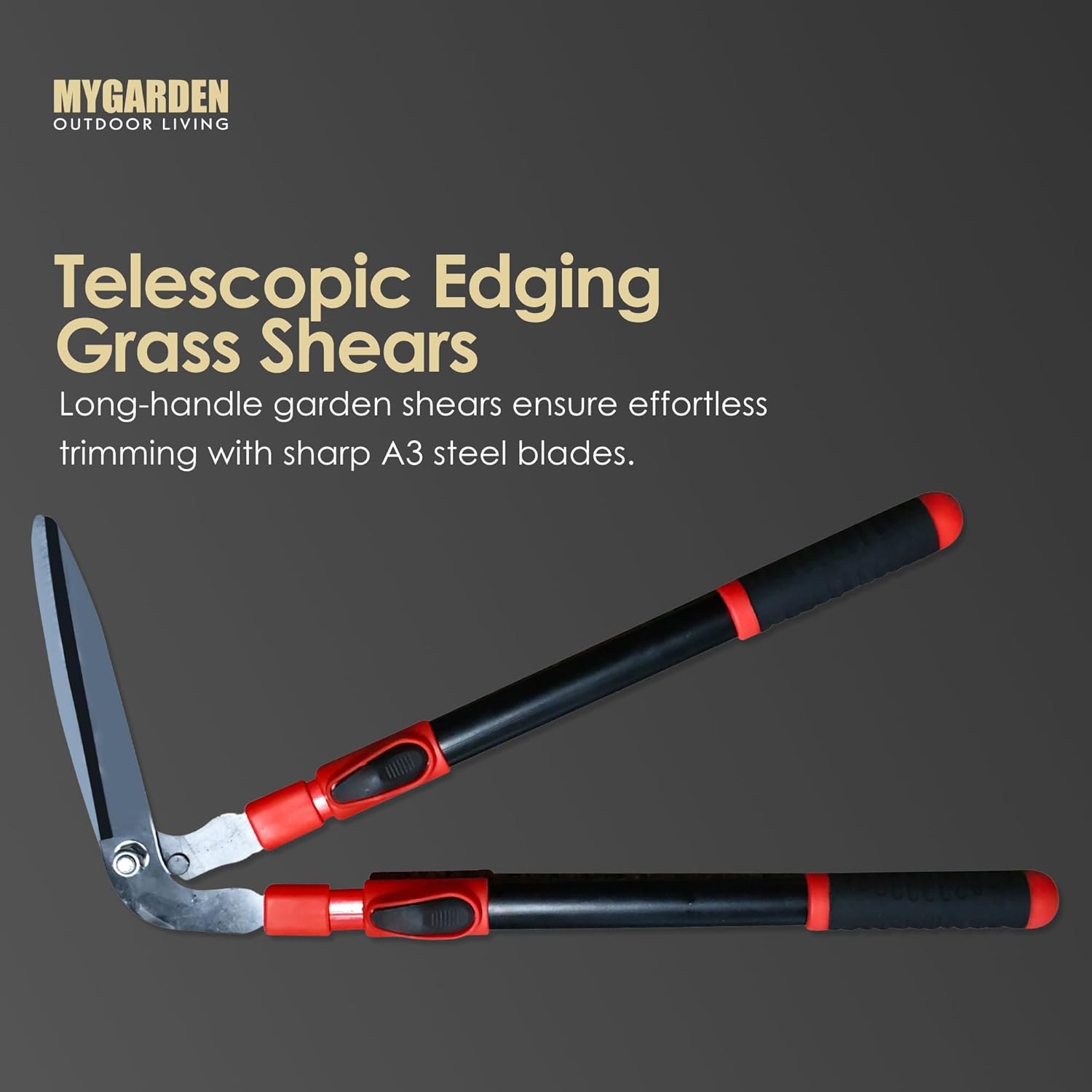 Telescopic Garden Edging Shears for Precise Trimming
