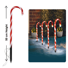 4 Piece LED Candy Cane Lights