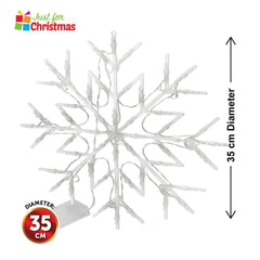 Hanging LED Snowflake Light