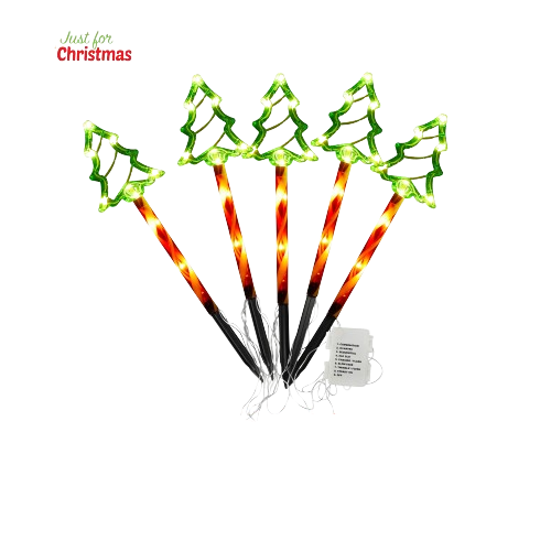 5 Piece LED Christmas Tree Lights