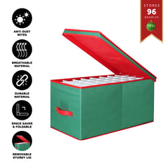 96-Grid Holiday Baubles Storage Box