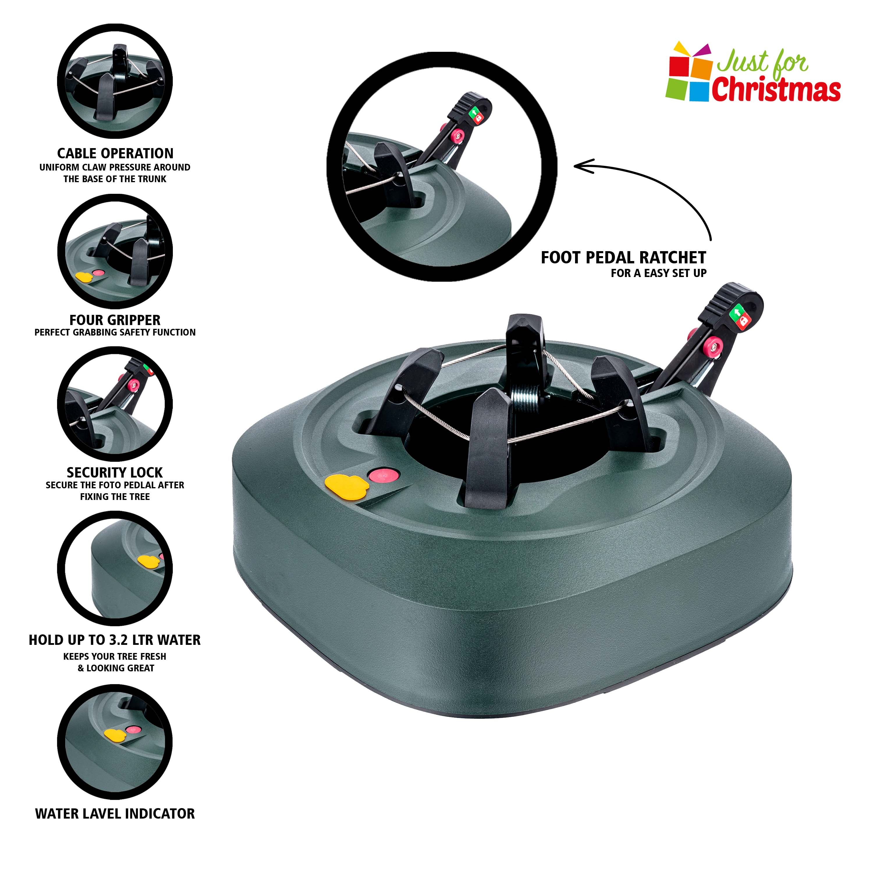 Pedal Operated Christmas Tree Holder