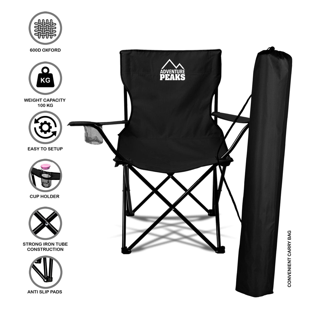 Camping Chair Black