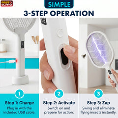 Rechargeable Fly Swatter + Zapper