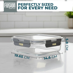 5PK Glass Container With Lid