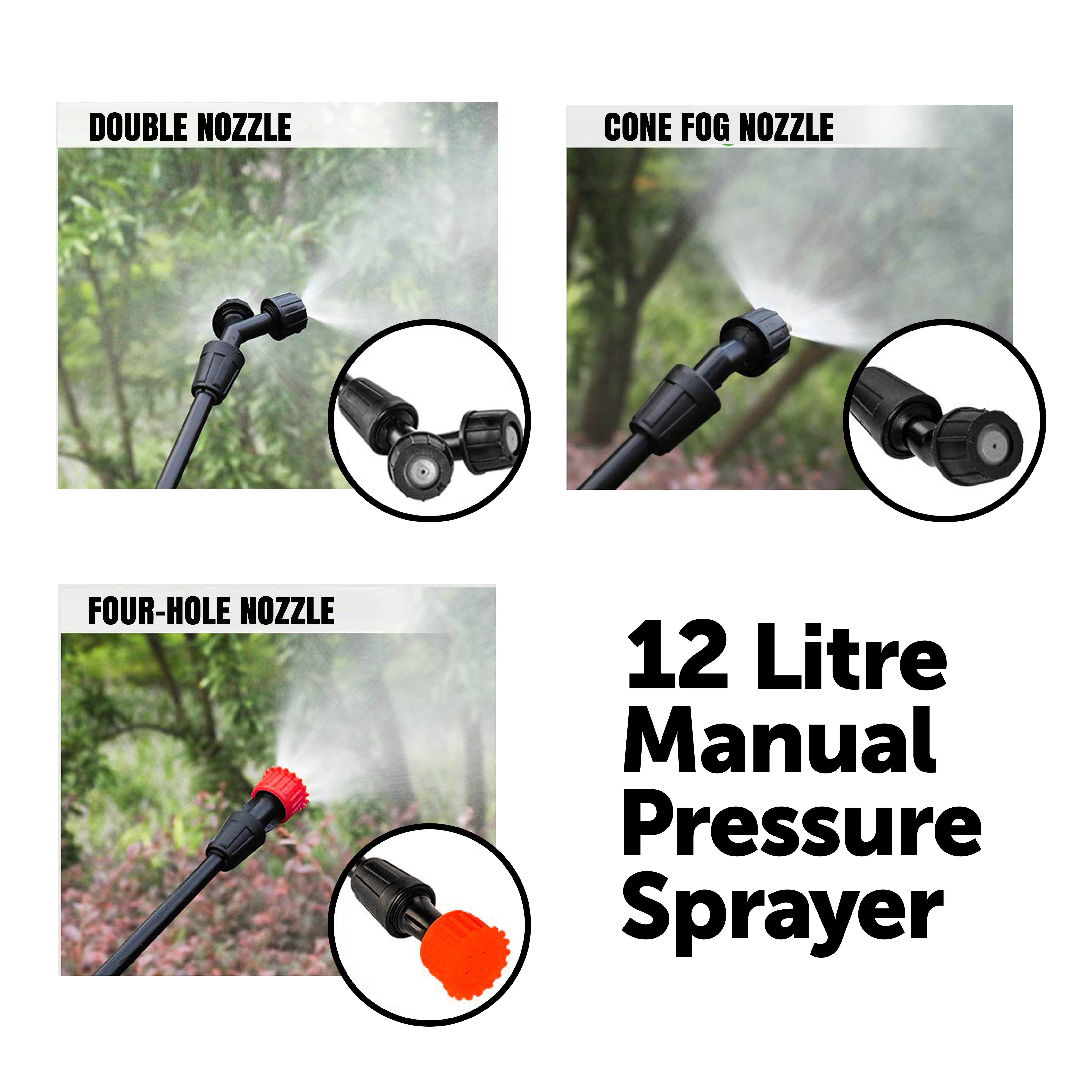 12 Litre Manual Pressure Sprayer