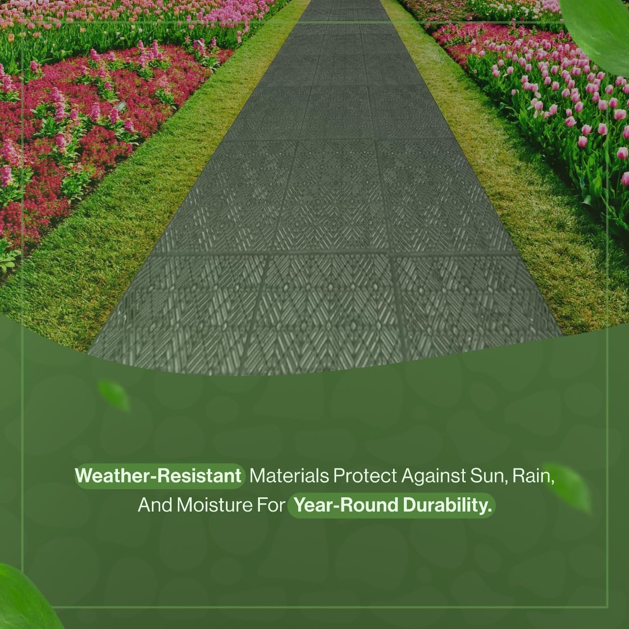 10PK Easy Click Plastic Deck Tiles
