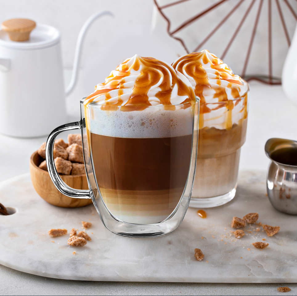 2pc 350ml Double Wall Mug