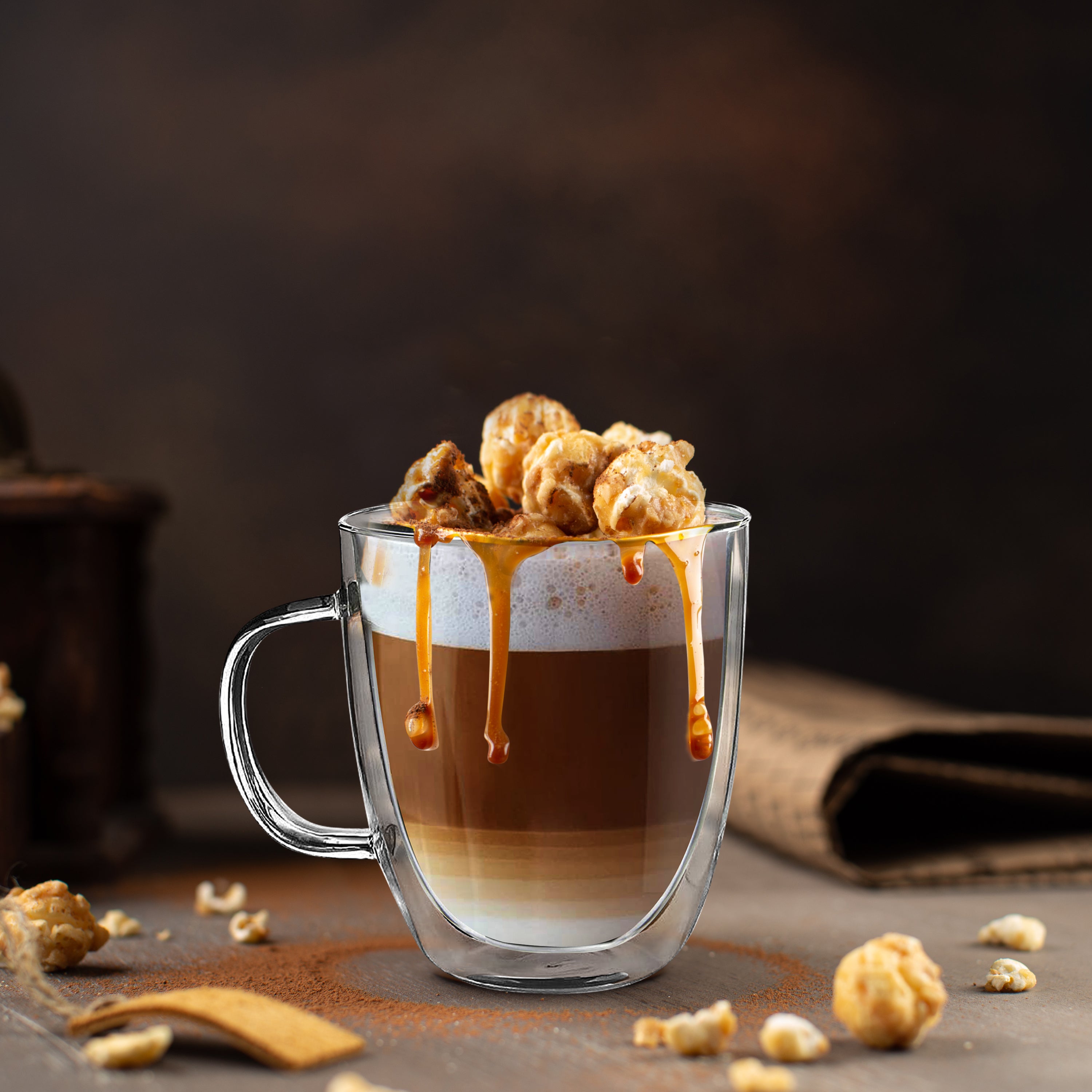2pc 350ml Double Wall Mug