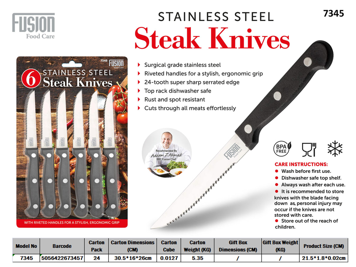 6pk Steak Knife