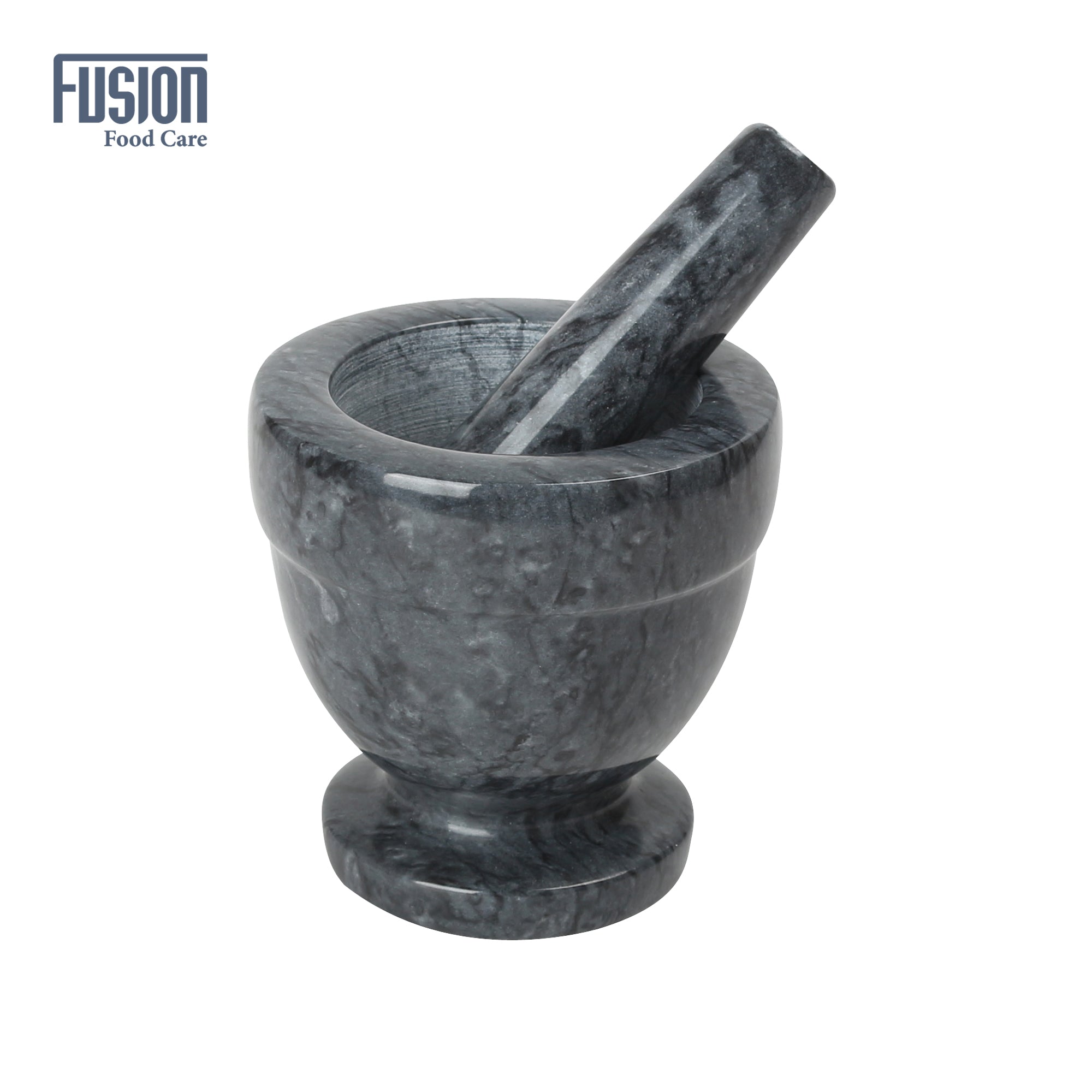 Dark Grey Marble Mortar & Pestle