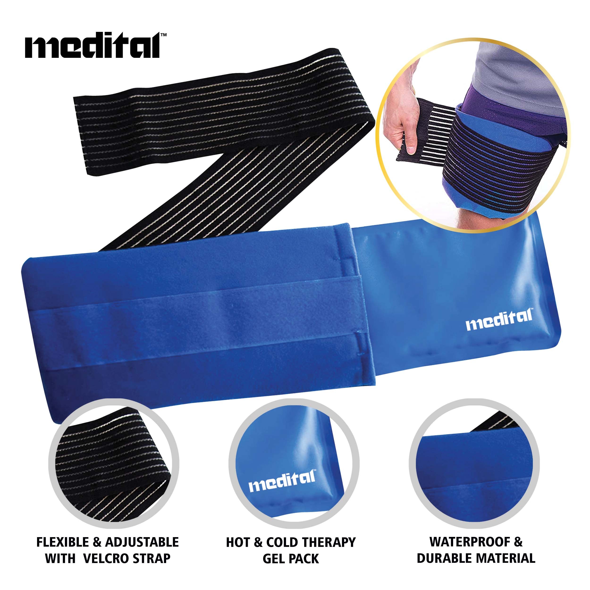 Hot and Cold Therapy Compression Pack with Pouch