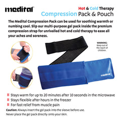 Hot and Cold Therapy Compression Pack with Pouch