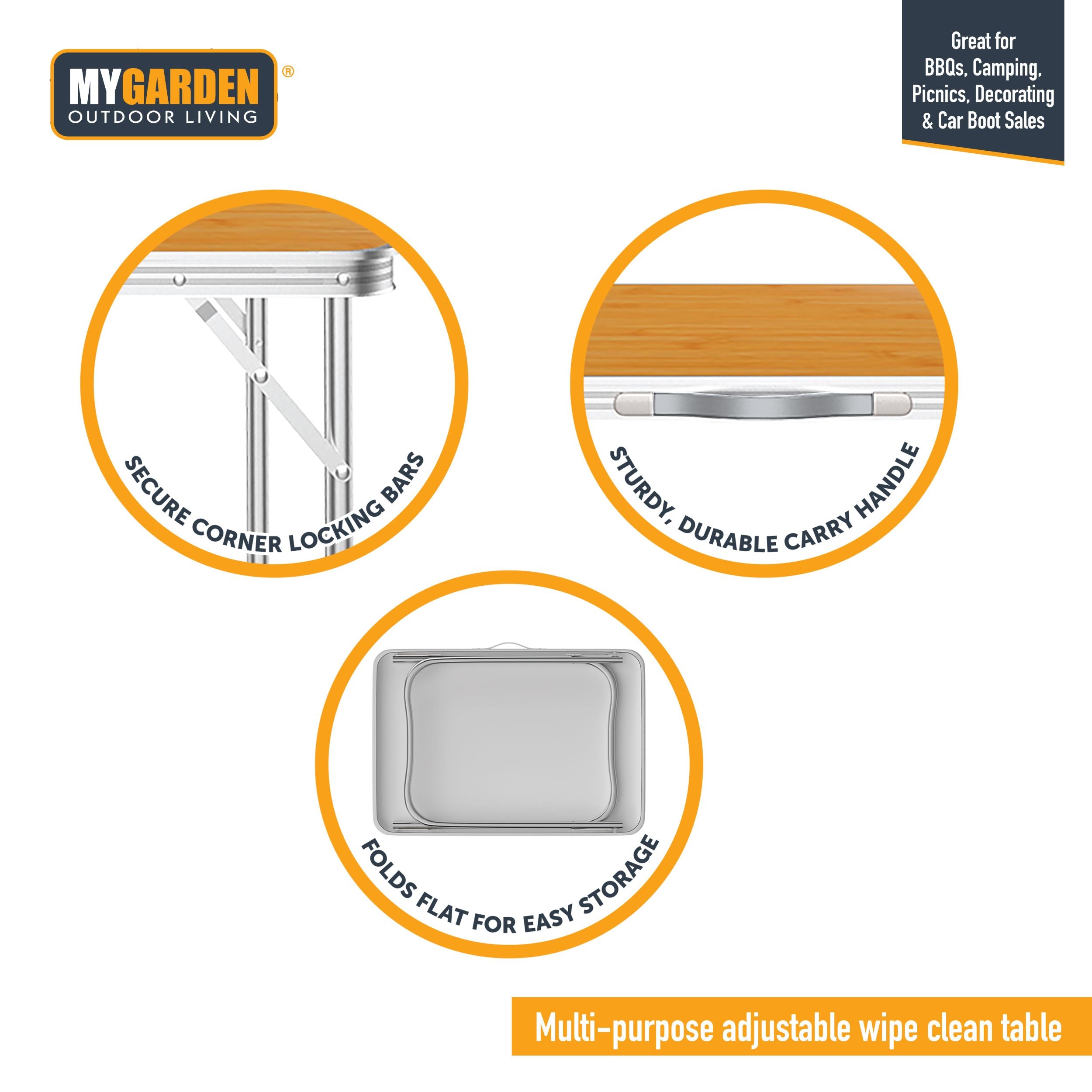 Multi-Purpose Adjustable Utility Table