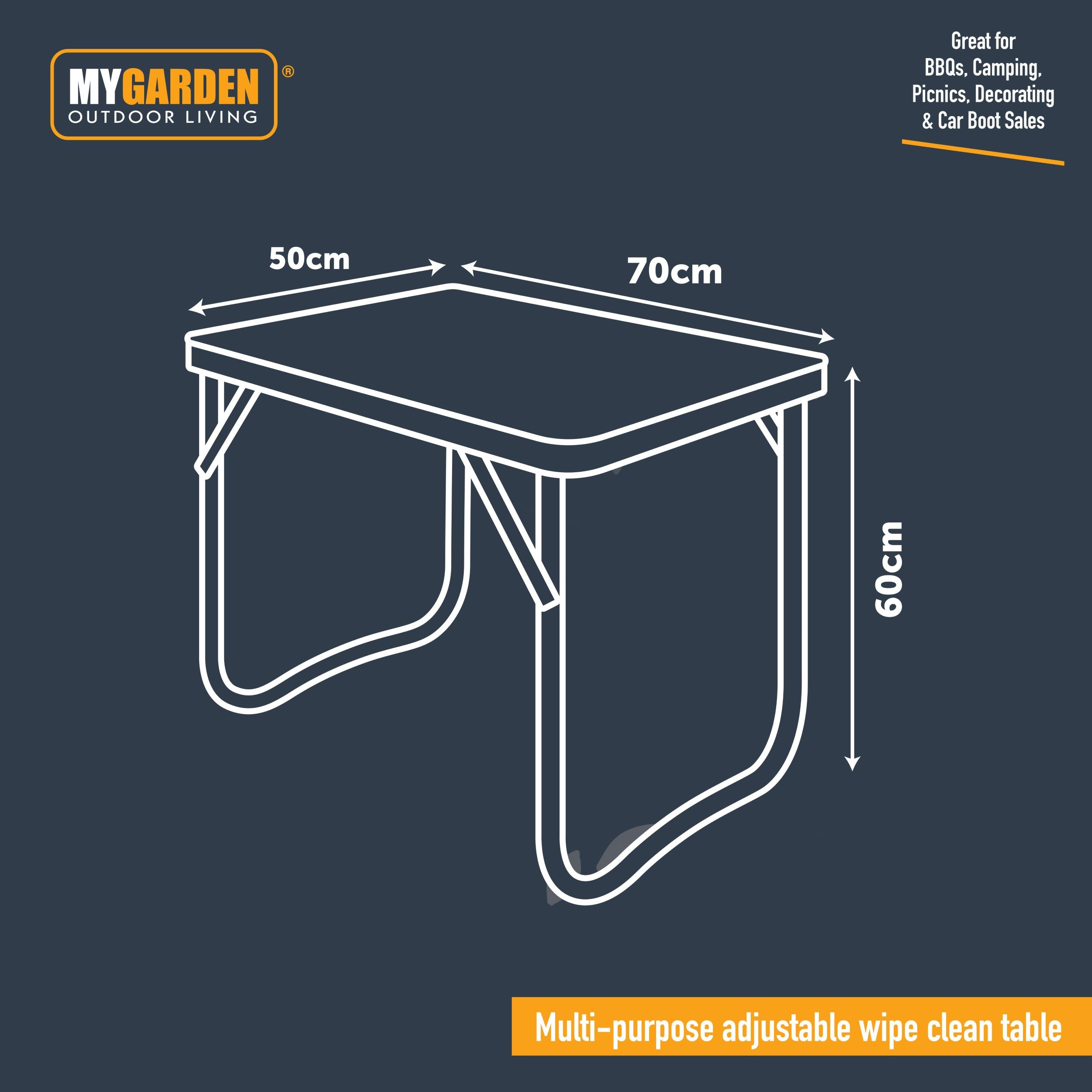 Multi-Purpose Adjustable Utility Table