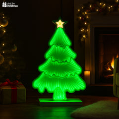 Christmas-Tree Tunnel Lights