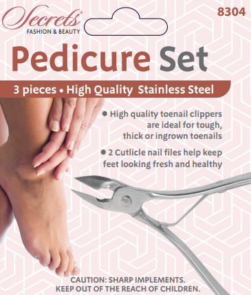 3 Piece Pedicure Set