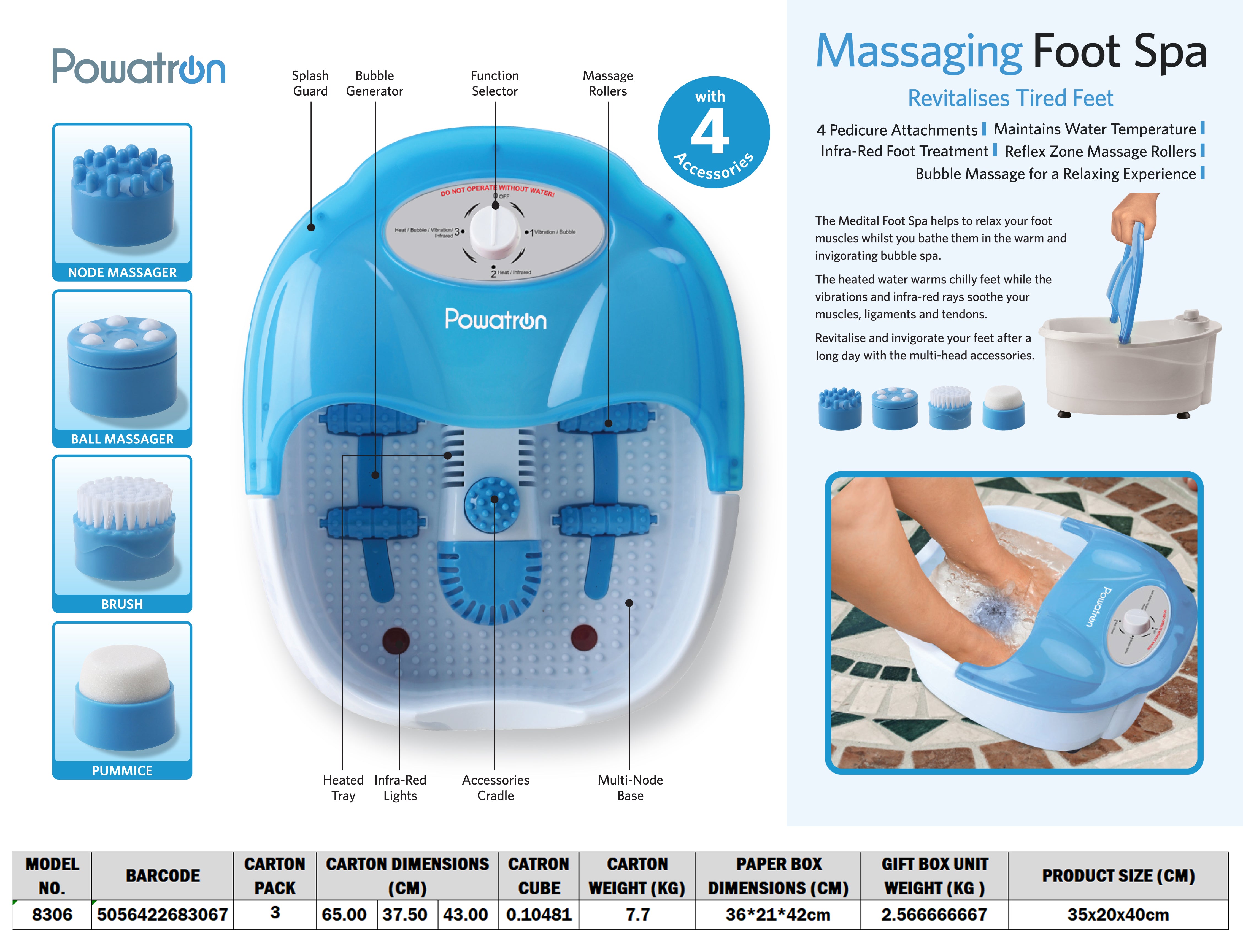 Foot Spa Blue DGI UK Group LTD