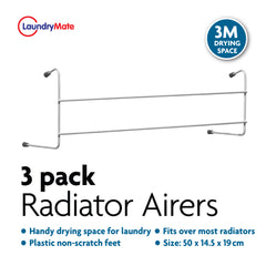 3PK 2-Bar Radiator Airers