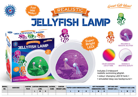 Jelly Fish Aquarium Lamp