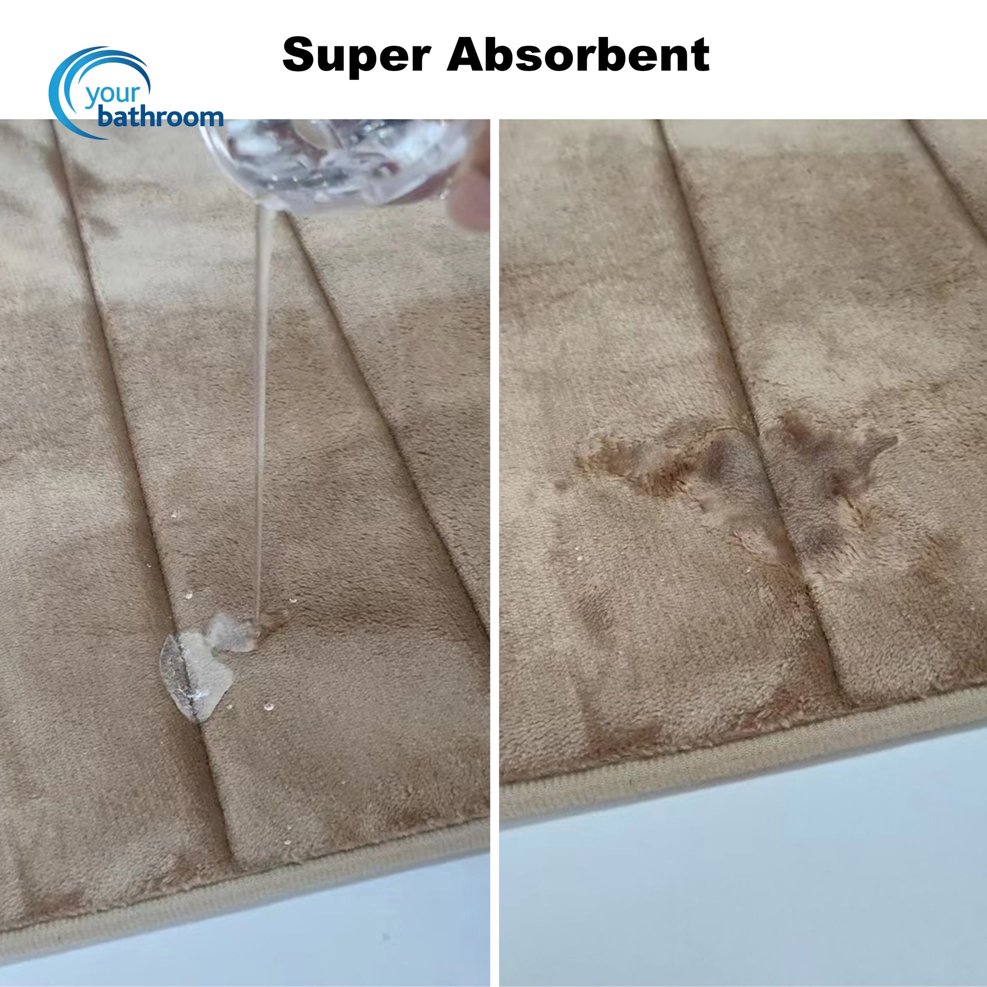 Durable 2pc Non-Slip Bathroom Mats