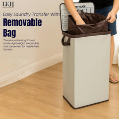 Laundry Basket Beige