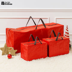3 Christmas Storage Bag with Handles & Pouch