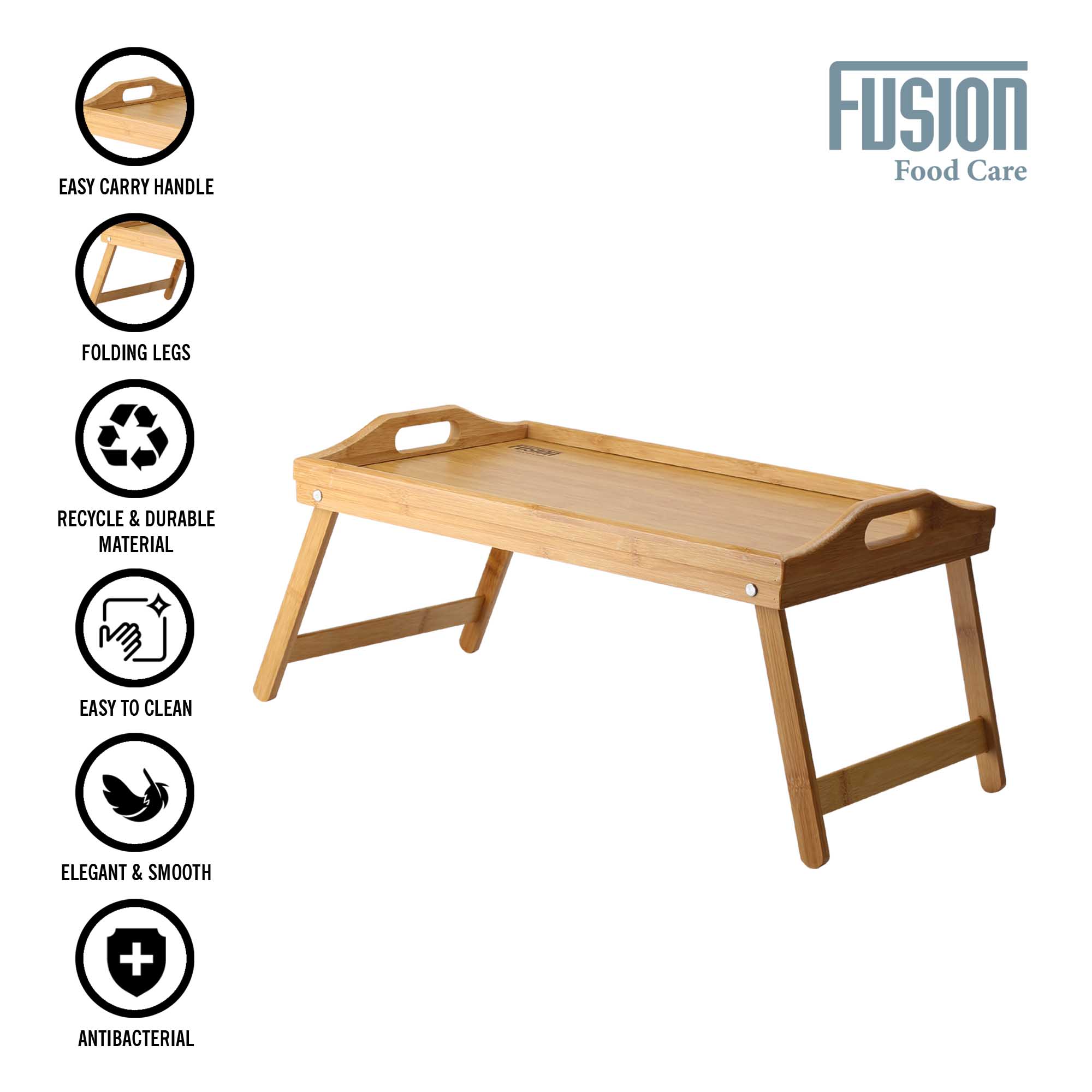 Bamboo Folding Bed tray