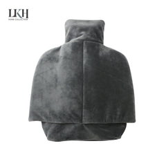 2L Hot Water Bottle with Velour Foot Cover