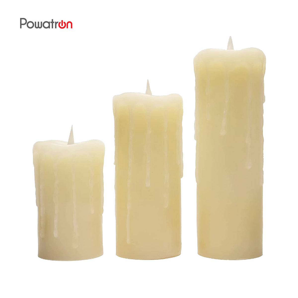 3PK Scented LED Tea Light Candles