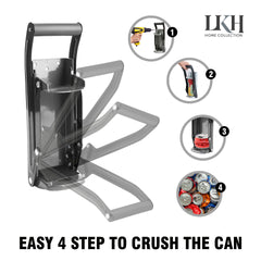 Can and Bottle Crusher with 3M EVA Mat