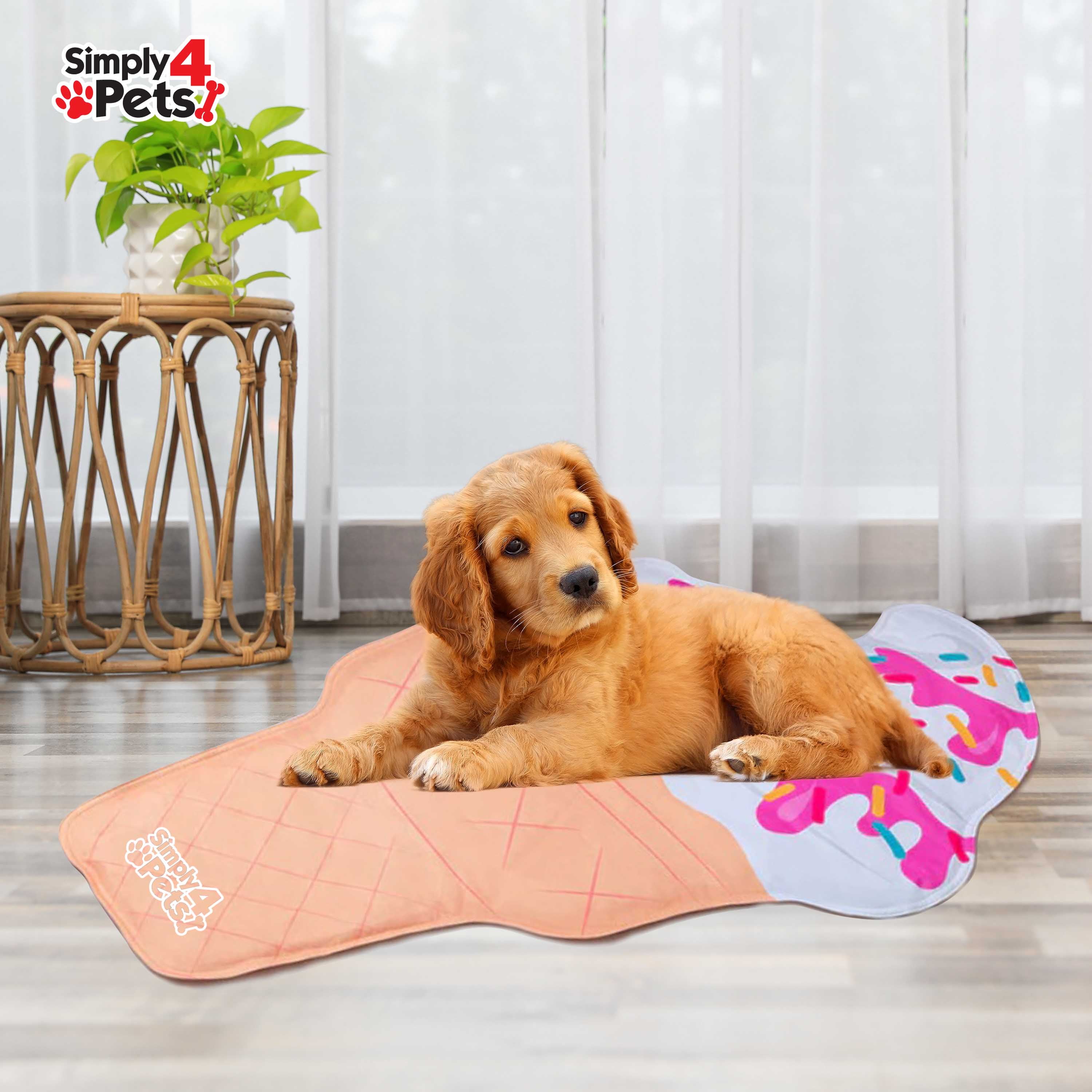 Ice-Cream Style Pet Cooling Mat for Hot Days