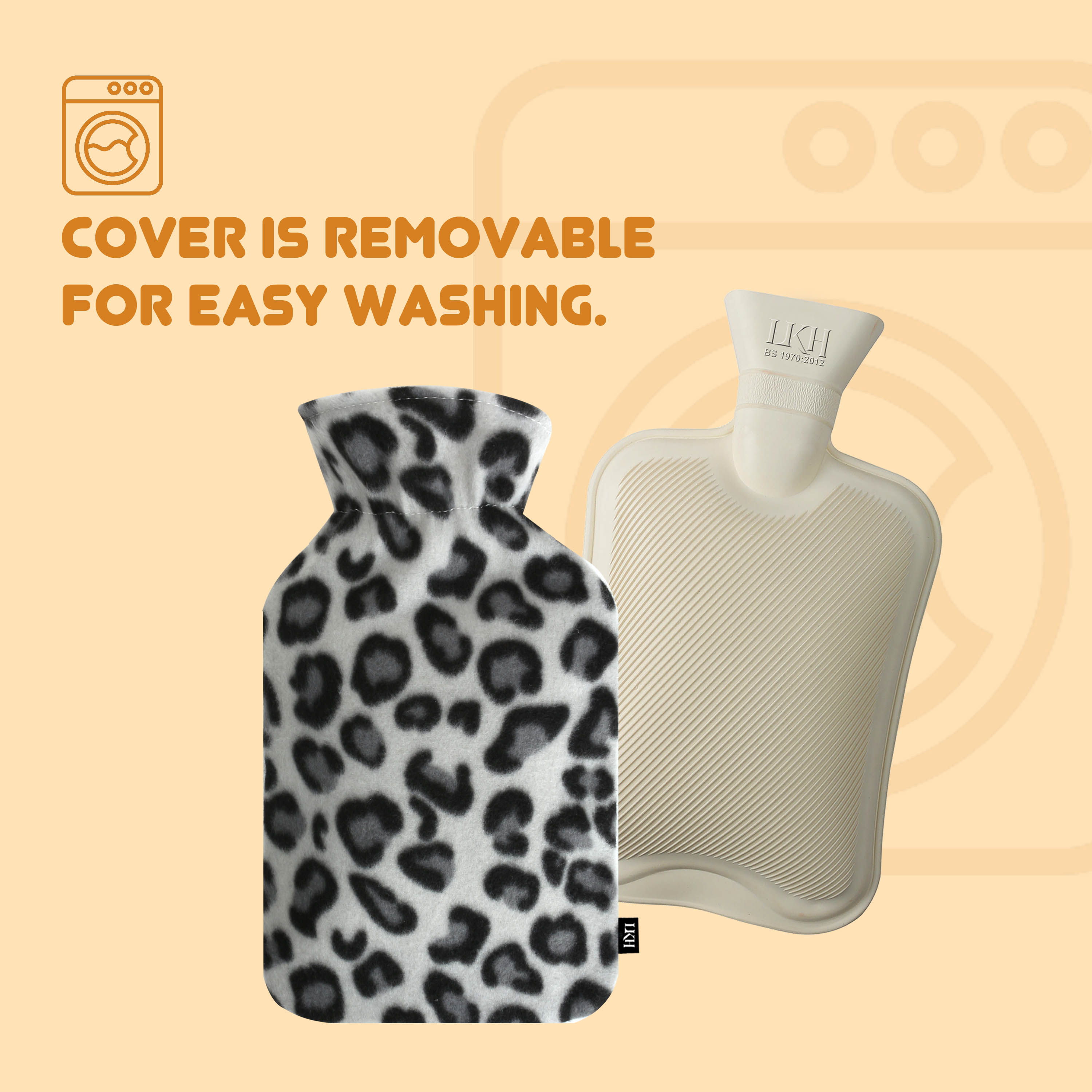 2 Litre Fleece Cover For Hot Water Bottle