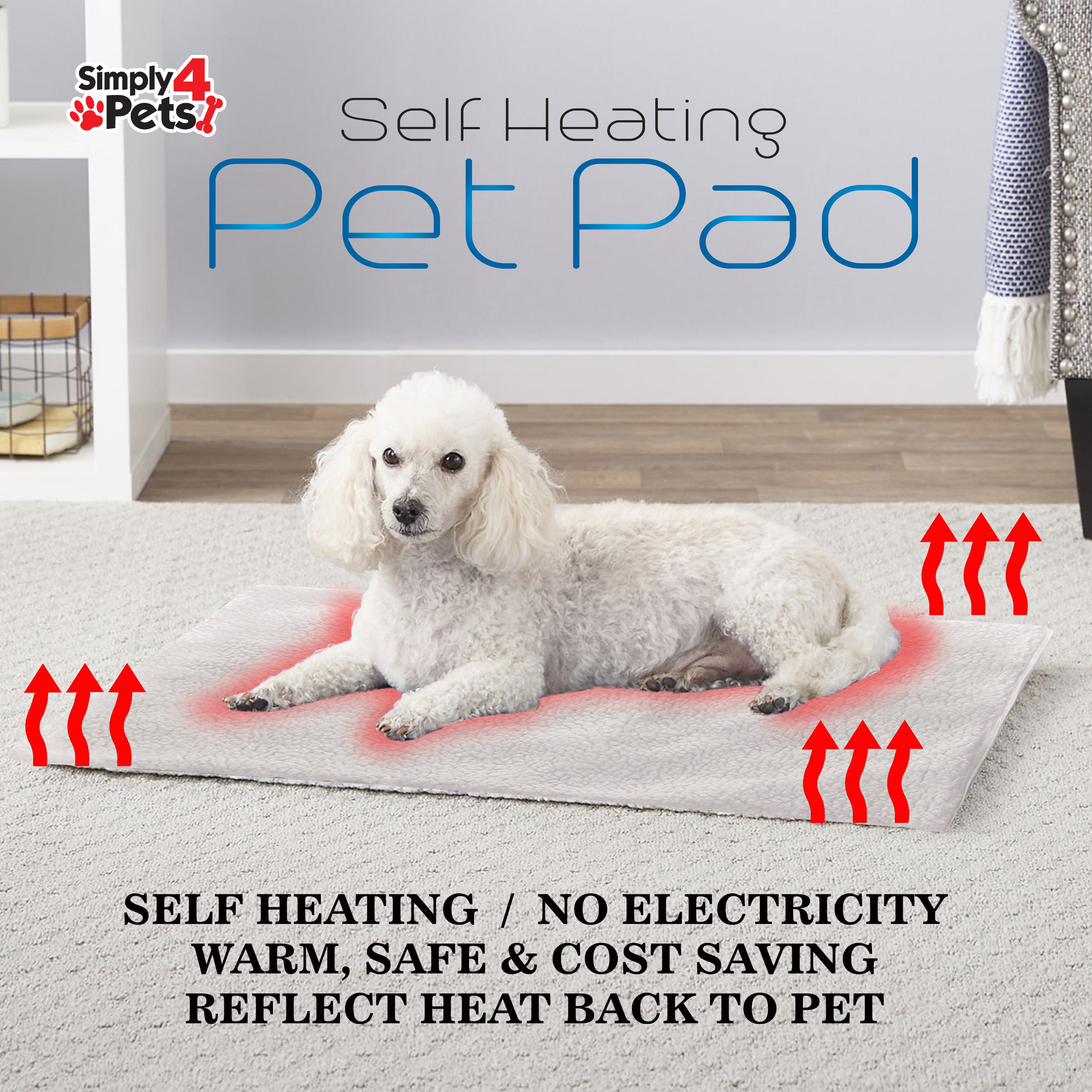 Self-Heating Pet Pad - Large