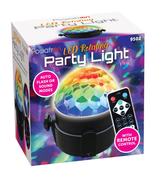 Roatating Disco Light Colour Changing with Remote
