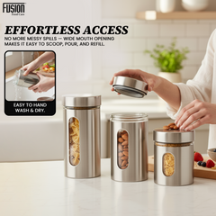 3PK Glass Storage Container