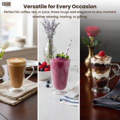 2PK 400ml Double Wall Mug