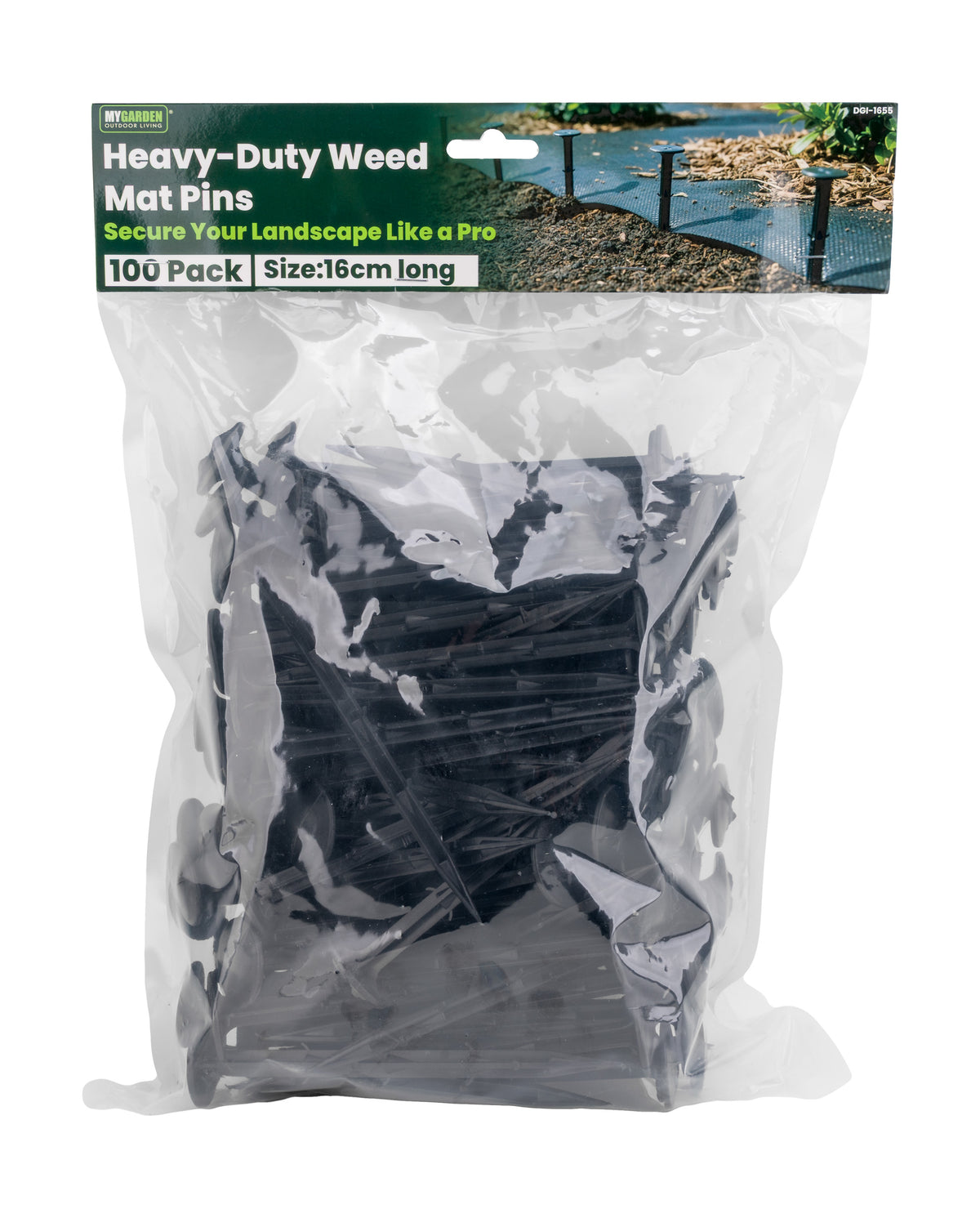 100PK Weed Mat Pins