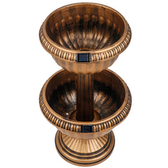 2-Tier Planter with Solar Light