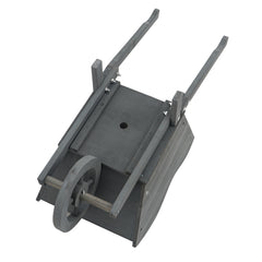 Wooden Wheel Barrow Planter Grey