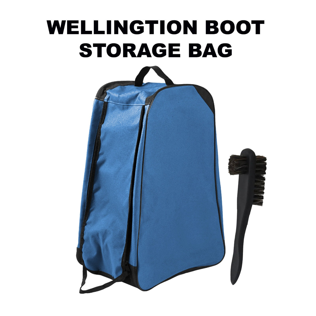 Wellington Boot Storage Bag with Shoe Brush