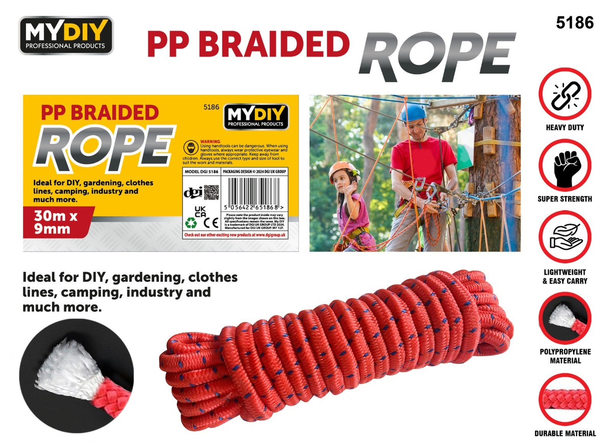 PP Braided Rope 9mm*30m